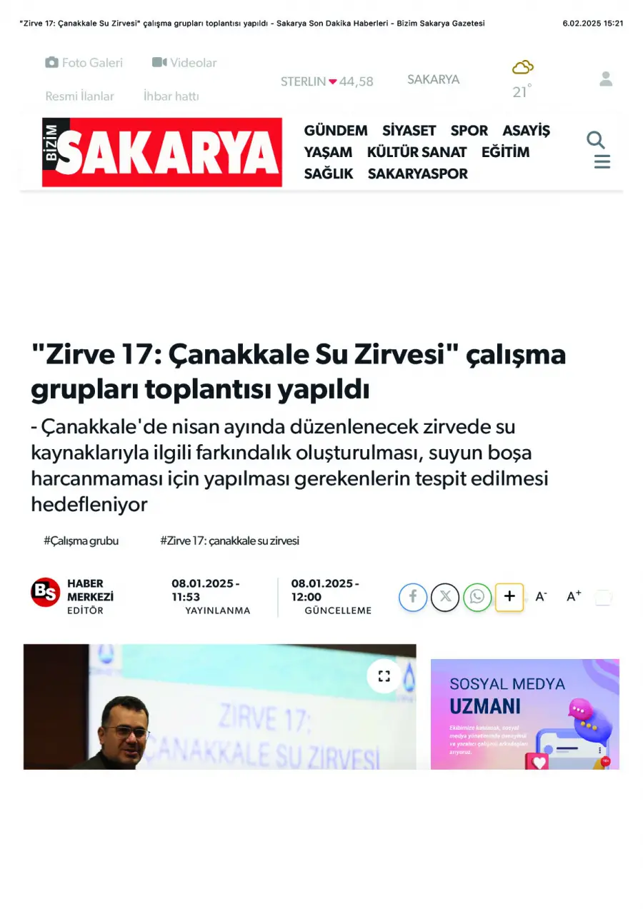 Bizim Sakarya 08.01.2025