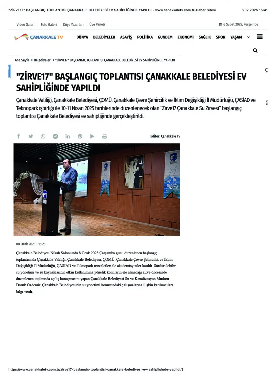 ÇanakkaleTV - 08.01.2025